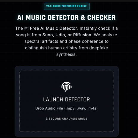 AI Music Detector and Checker