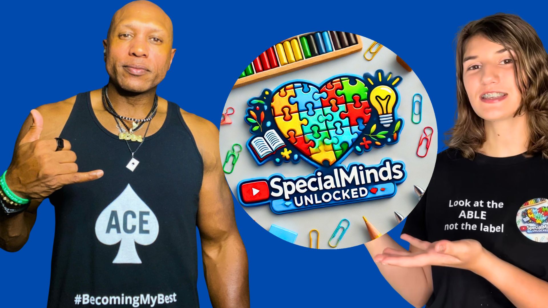 Author Raun Shephard & 17-year-old author Desiray