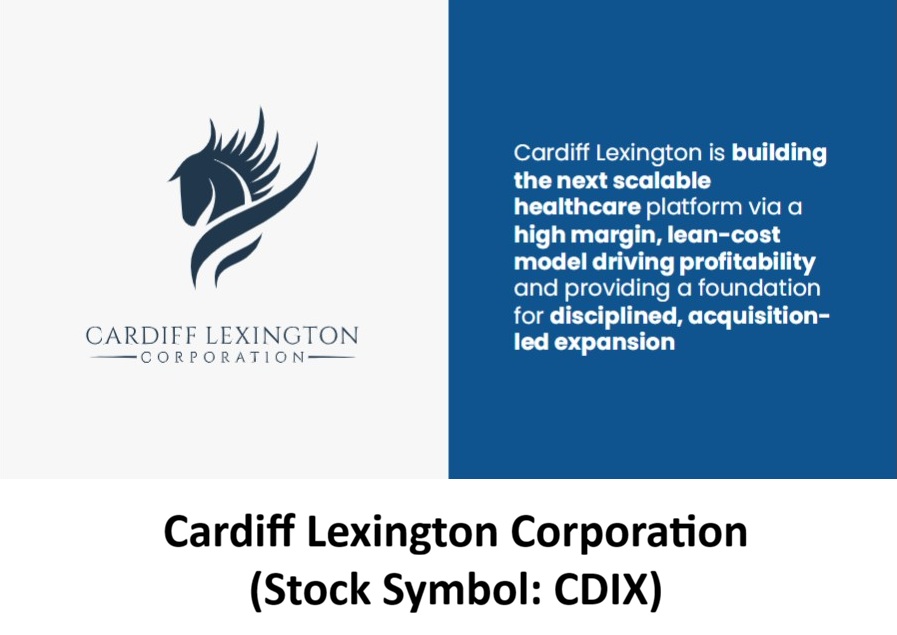 Cardiff Lexington Corp. Stock Symbol: CDIX