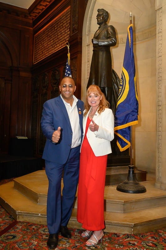 CLPAC, Chairman Garcia with Stacy Garrity
