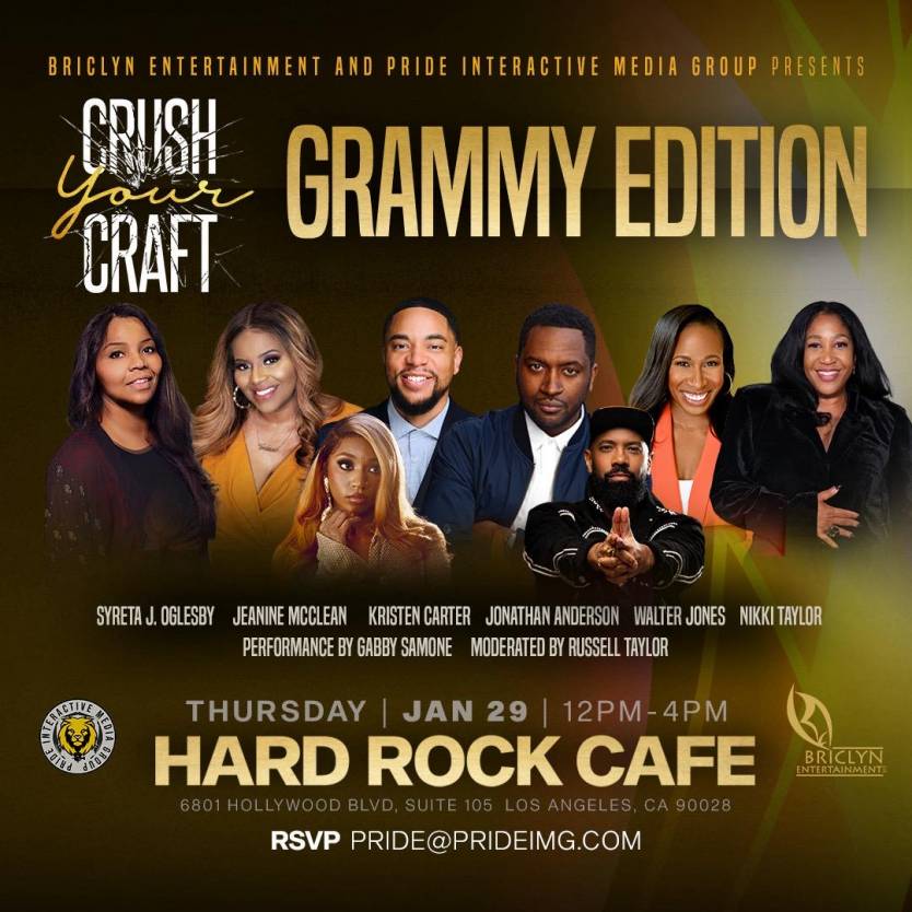 Crush Your Craft: Grammy Edition