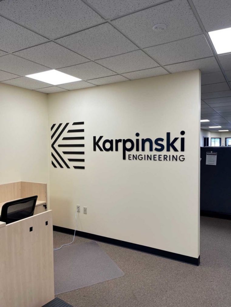 Custom Interior Lobby And Logo Signs