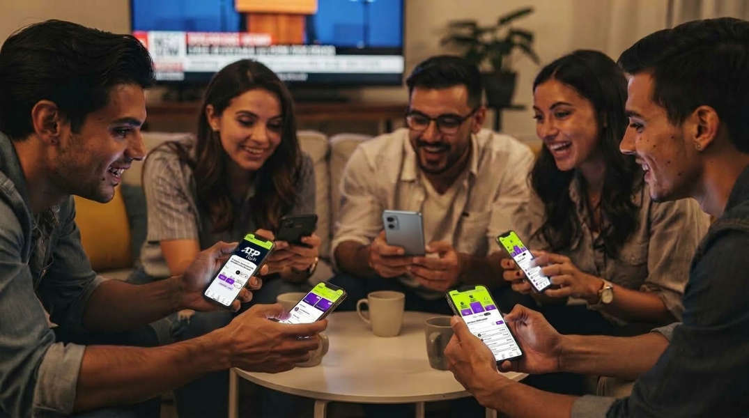 Group of bettors playing social prediction markets