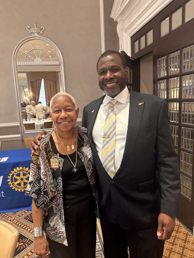 Rotarians - Margaret Williamson and Willie Brake